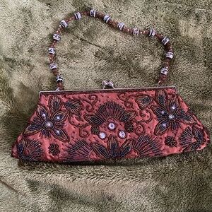 NWOT-Bisou Bisou Beaded Hand Bag
